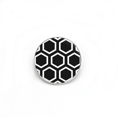 Broche HIVE noire