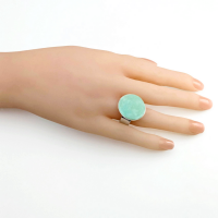 Bague 1 cabochon fred amazonite 3 0 901