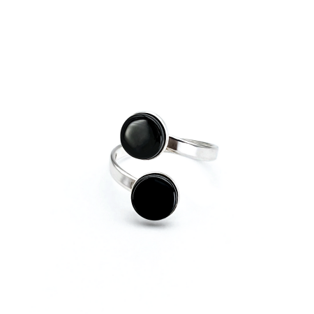 Bague 2 cabochons fred onyx 0 0 900