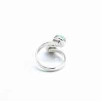 Bague 2 cabochons fred onyx amazonite 1 0 900