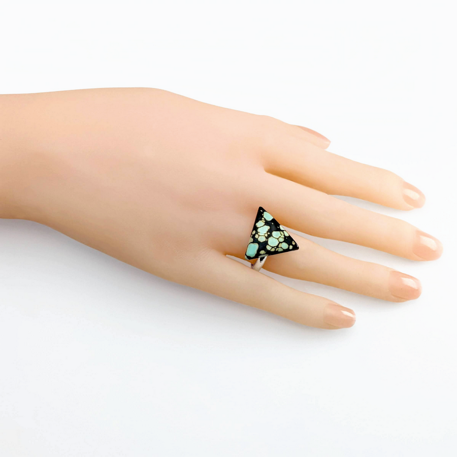 Bague cabochon lily turquoise 3 0 900