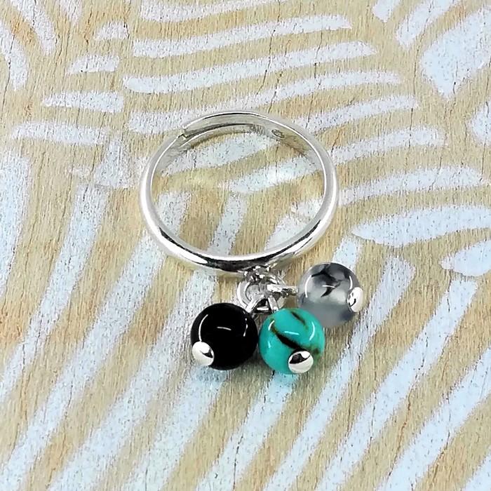Bague perle rainbow3 3 0 700