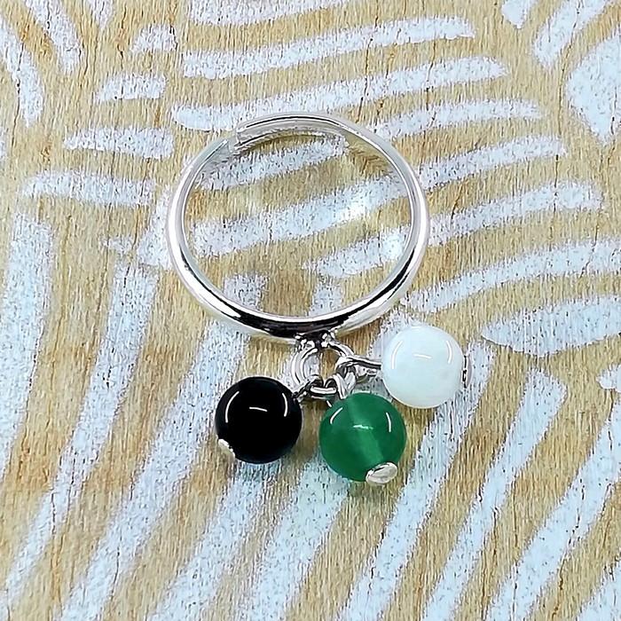 Bague perle rainbow4 3 0 700
