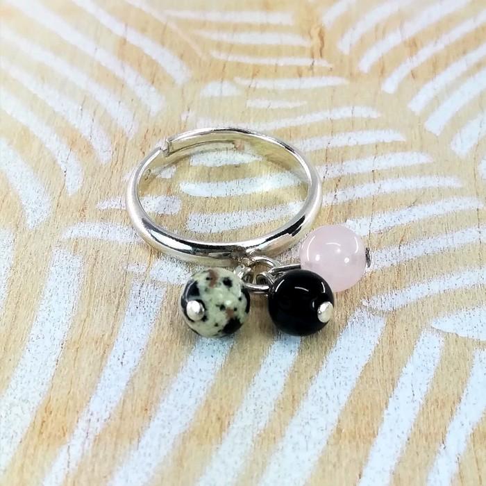 Bague perle rainbow6 3 0 700