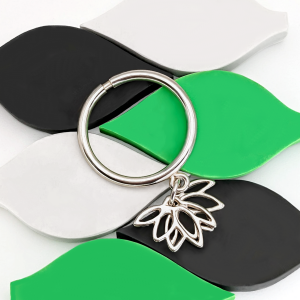 Bague tout argent lotus 0 0 900