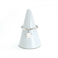 Bague tout argent lucky star 1 0 900