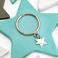 Bague tout argent lucky star 4 00 900