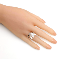 Bague tout argent petite sioux 2 0 900