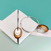 Bo creoles oval marron 2 0 900
