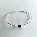 bracelet  Fred onyx/amazonite