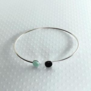 bracelet  Fred onyx/amazonite