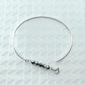 Bracelet jonc lou argent 5