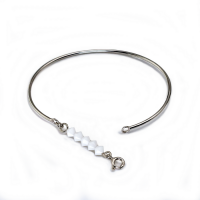 Bracelet jonc lou blanc 1 0 900