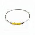 Bracelet jonc lou jaune 0 0 900