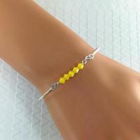 Bracelet jonc lou jaune 2 0 700