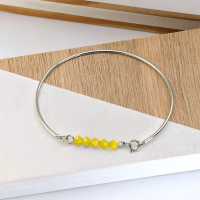 Bracelet jonc lou jaune 4 0 900