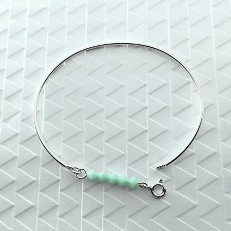 Bracelet jonc lou mint 6