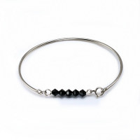 Bracelet jonc lou noir 0 0 900