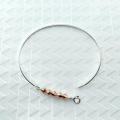 Bracelet jonc lou or rose 5
