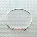 bracelet  Lou rose opaline
