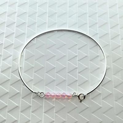 bracelet  Lou opaline pink