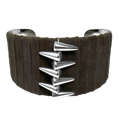 Bracelet manchette spike1