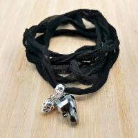 Bracelet ruban vanity noir 1 0 700