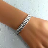 Bracelet wrap diego argent 1 0 701