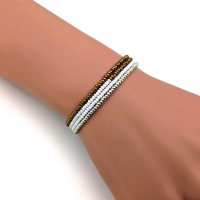 Bracelet wrap diego chocolat 1 0 900