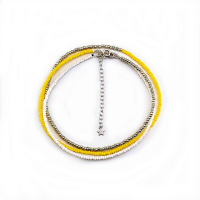 Bracelet wrap diego jaune 0 0 900