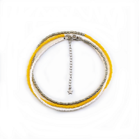 Bracelet wrap diego jaune canari 0 0 900