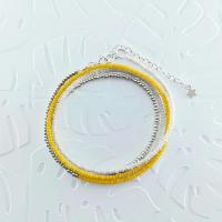 Bracelet wrap diego jaune canari 0 0 701