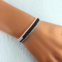 Bracelet wrap diego noir 1 0 701