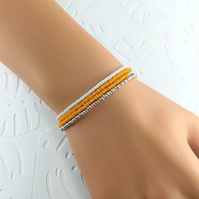 Bracelet wrap diego orange 1 0 702