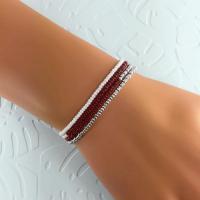 Bracelet wrap diego rouge bordeaux 1 0 700