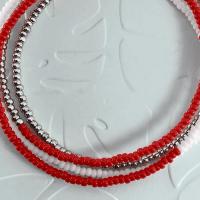 Bracelet wrap diego rouge cerise 3 0 700