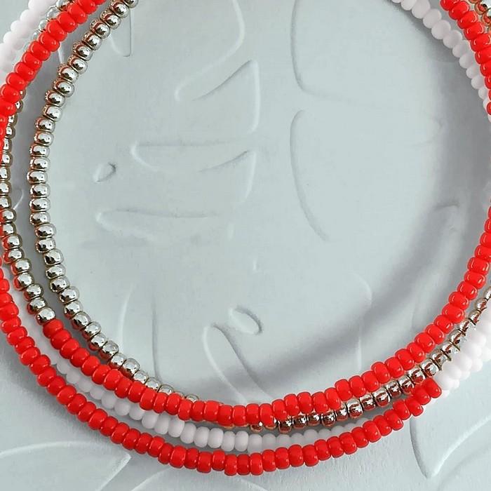 Bracelet wrap diego rouge coquelicot 3 0 700