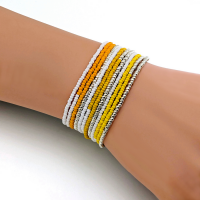 Bracelet wrap diego stacking les jaunes et oranges 0 0 900