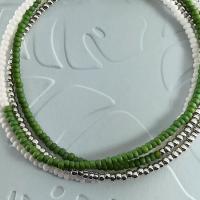 Bracelet wrap diego vert amande 3 0 700