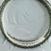 Bracelet wrap diego vert kaki metal 3 0 700