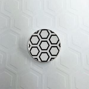 Broche Hive blanche