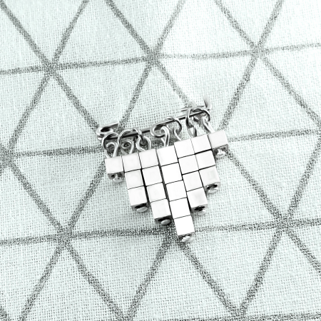 Broche CUBIC argent