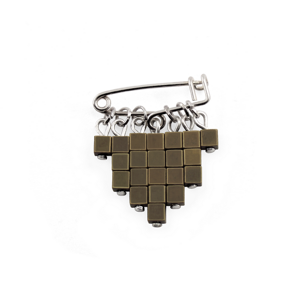 Epingle cubic bronze 1