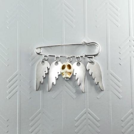 Epingle icare blanc 0 0 700