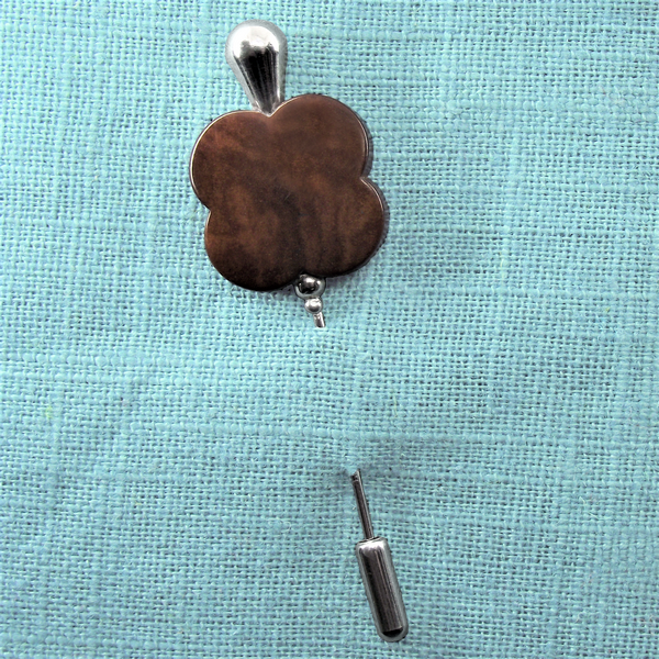Fibule corozo chocolat b 0