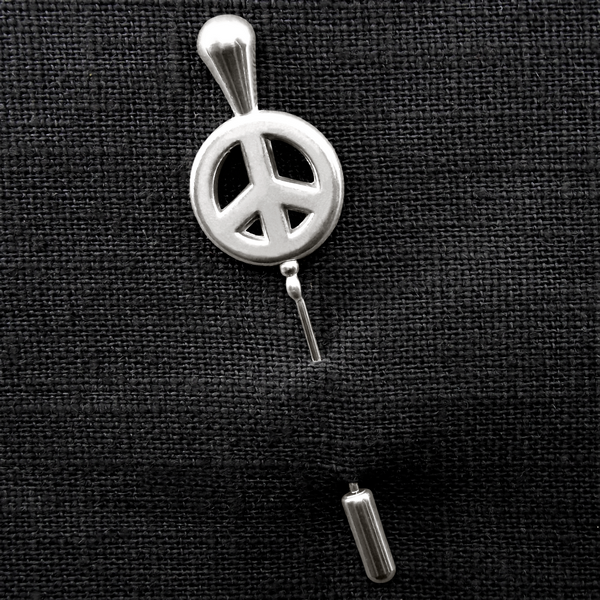 Fibule peace argent b 0
