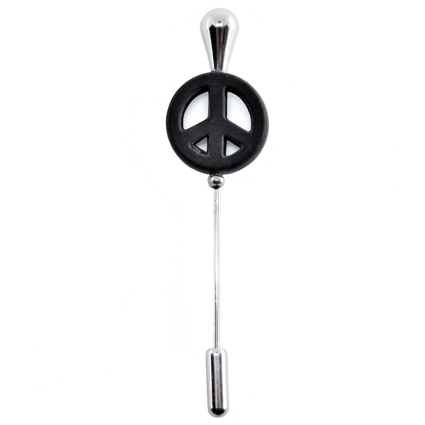 Fibule peace noir 0