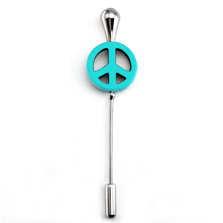 Fibule PEACE turquoise