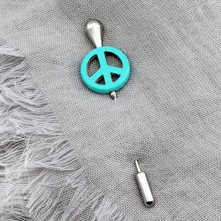 Fibule peace turquoise 1 0 2 901