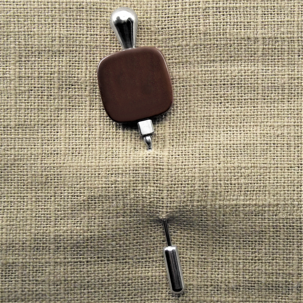 Fibule tagua chocolat b 0